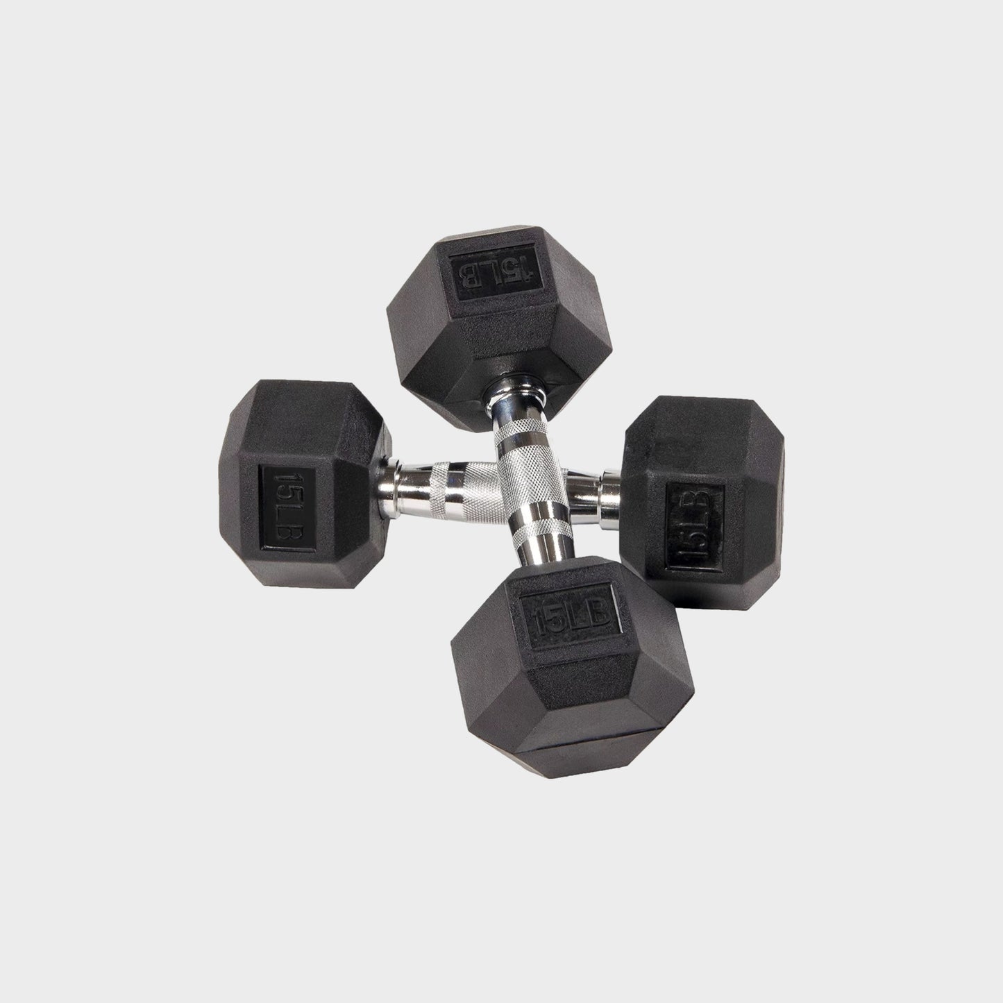 RUBBER HEX DUMBBELL