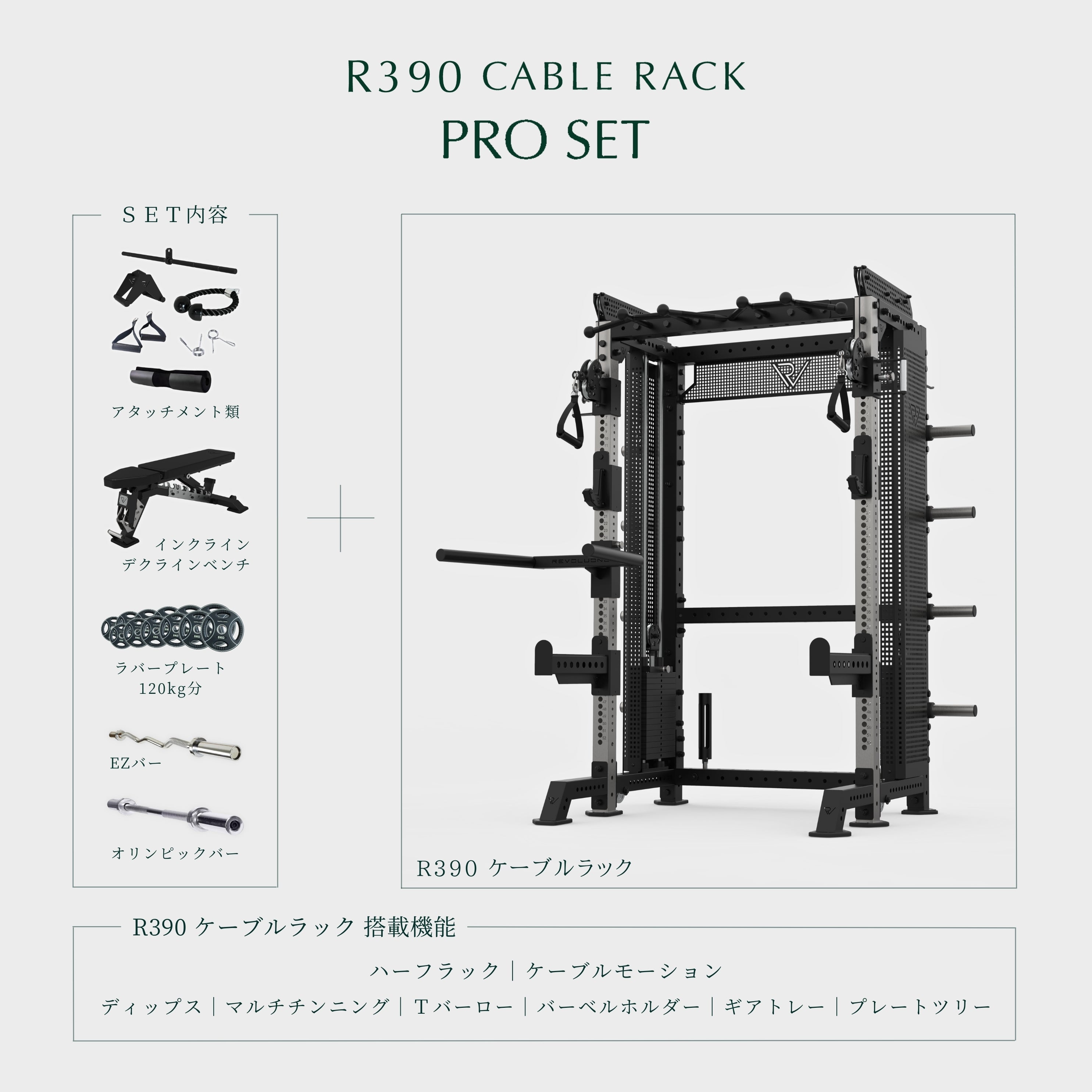 【5/14までの出品】レボルワン ラバープレート 一式 PLATE & BARBELL – REVOLUONE｜レボルワン
